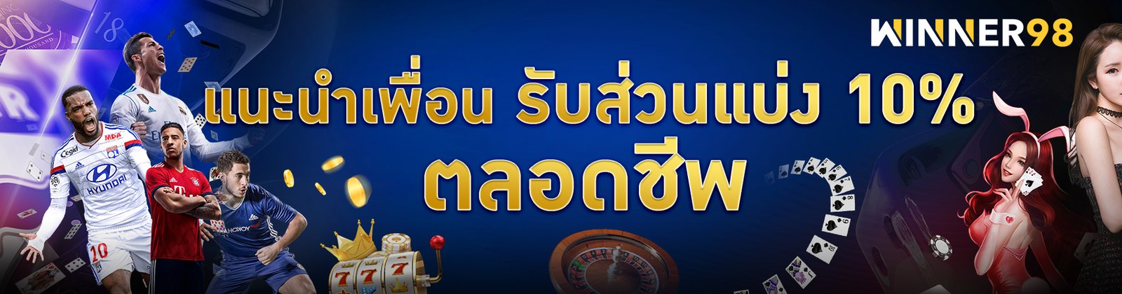 รับเครดิตฟรี WINNER98 สำหรับสมาชิกใหม่